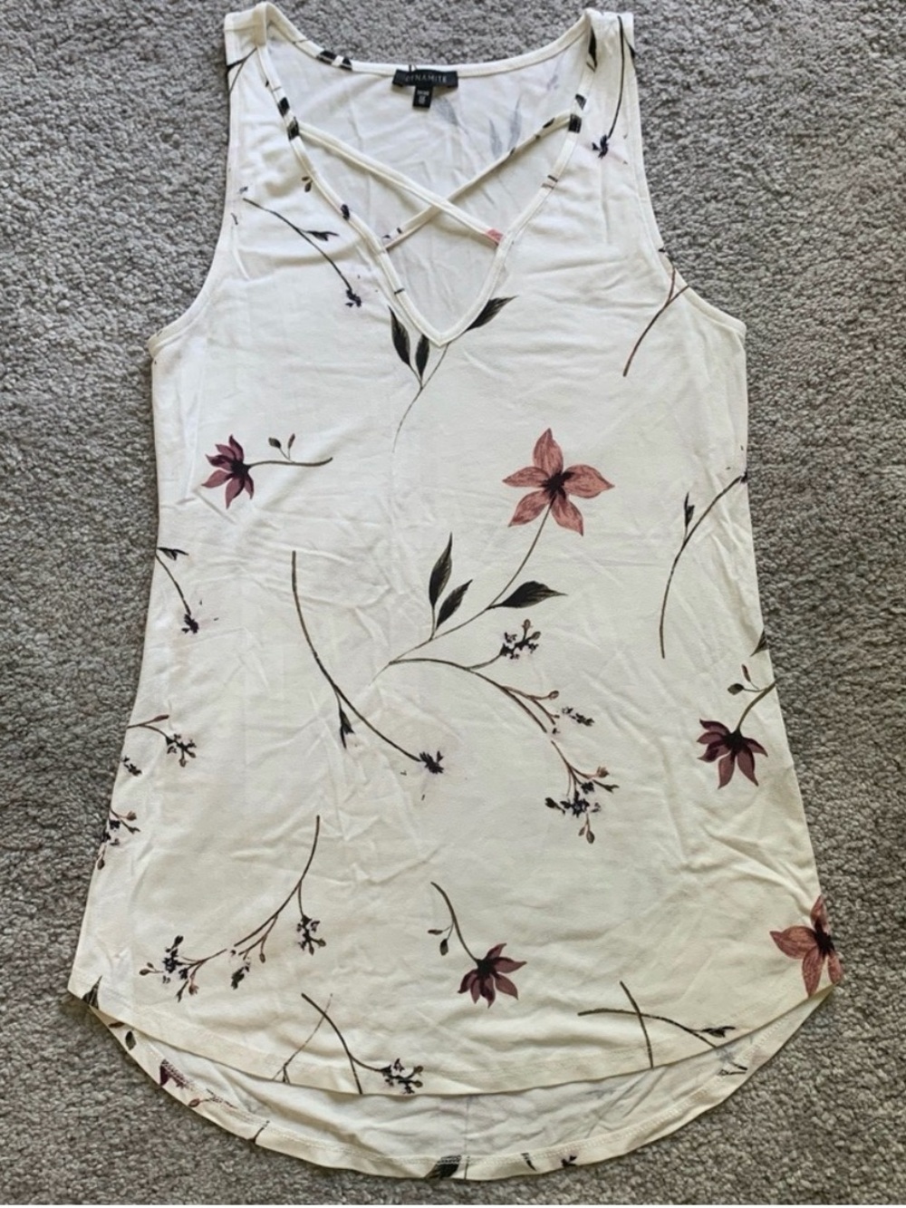 Dynamite Floral Tank